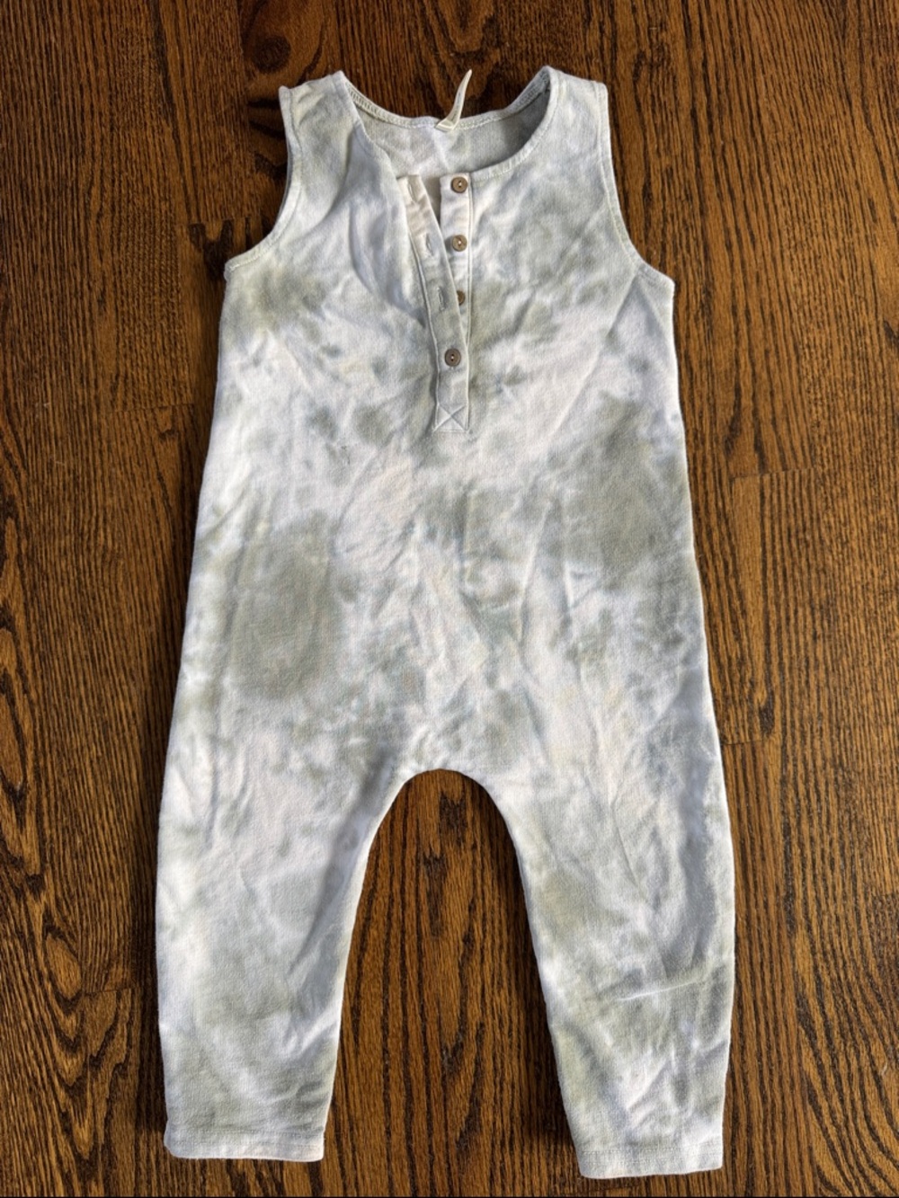 Rylee + Cru Light Blue Tie-Dye Sleeveless One-Piece